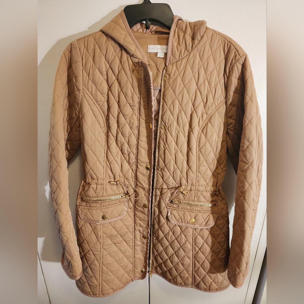 Preloved Quilted Jacket w/ hood